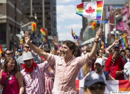 Trudeau in Pride Parade