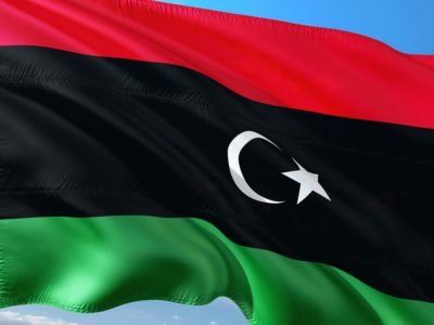The Libyan flag