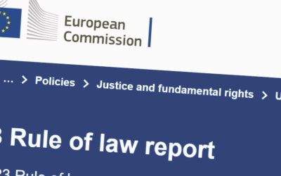 2023 EU Rule of Law Report by the European Commission: toothless lion or a nicely framed picture of a toothless lion?